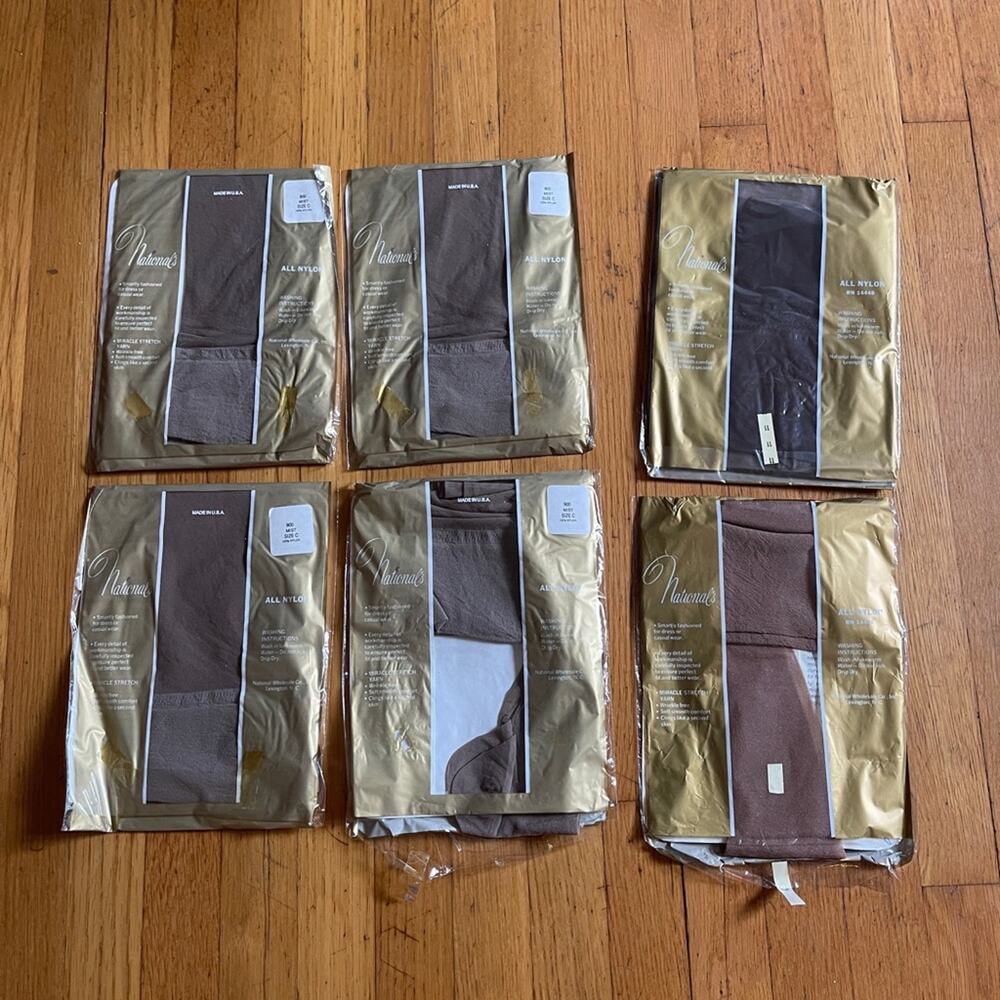 Vintage Nationals Thigh High Panty Hose Stockings - Priced Per Pair - Picture 3 of 8